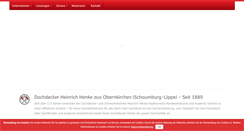 Desktop Screenshot of henke-dachbau.de